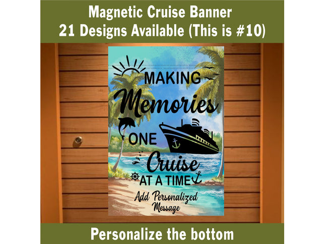 Cruise Door Decoration,  Cruise Essentials, Magnetic Cruise Banner, Cruise Ship Decor, Cruise Sign, Tropical Cruise