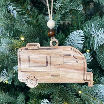 Small Travel trailer Holiday tree ornament