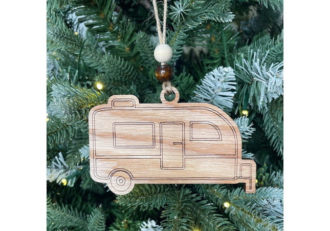 Small Travel trailer Holiday tree ornament