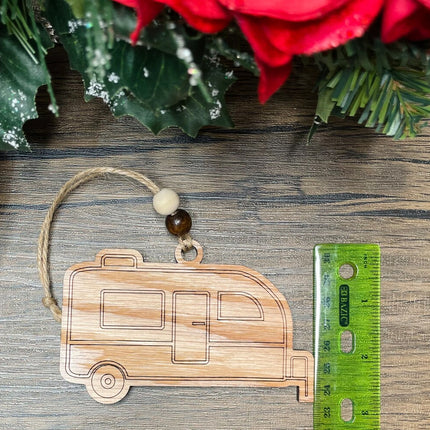 Small Travel trailer Holiday tree ornament