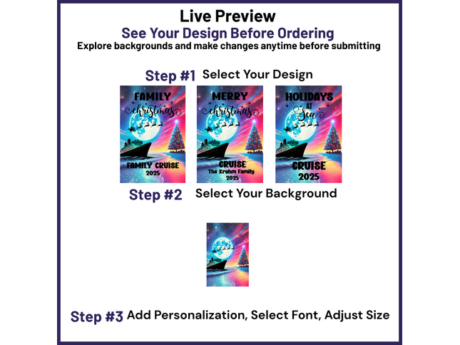 Holiday Cruise Ship Door Sign, Personalized Magnetic Cruise Banner, Custom Christmas Cruise Decoration