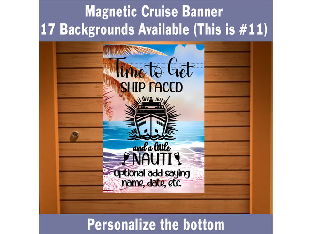 Cruise Door Decor, Cruise Ship Magnetic Door Decoration, Cruising Gift, Stateroom Door Banner, Family Cruise Vacation, Girls Trip