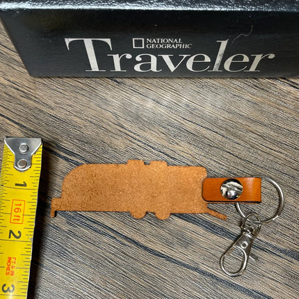 Toy Hauler leather keychain
