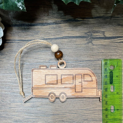 Toy Hauler camper Holiday tree ornament