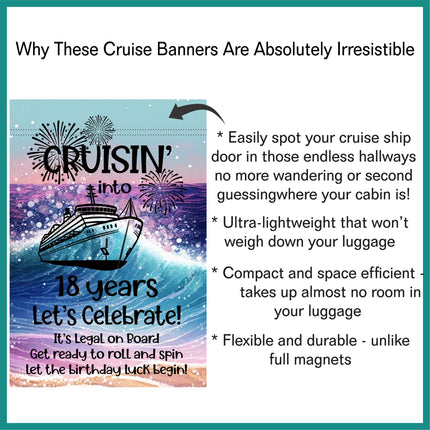 Cruise Door Decoration, Personalized Magnetic Cruise Ship Door Decor, Gift For Cruisers