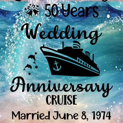 magnetic cruise Ship door decoration banner, personalized anniversary cruise magnet sign, stateroom cabin door banner, cruising partners