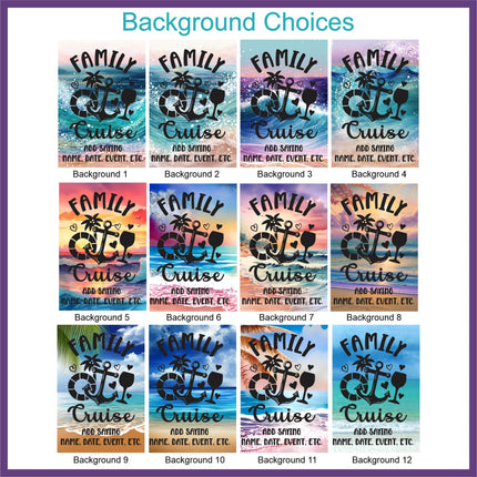 magnetic cruise Ship door decoration banner, Family Cruise, Personalized cruise decoration