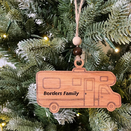 Class C Motorhome Holiday tree ornament