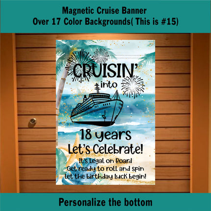 Cruise Door Decoration, Personalized Magnetic Cruise Ship Door Decor, Gift For Cruisers