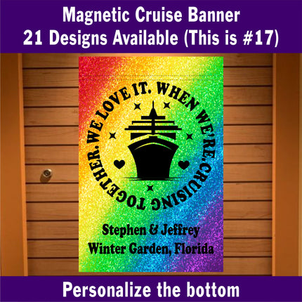 Cruise Door Decoration,  Cruise Essentials, Magnetic Cruise Banner, Cruise Ship Decor, Cruise Sign, Tropical Cruise (Copy)