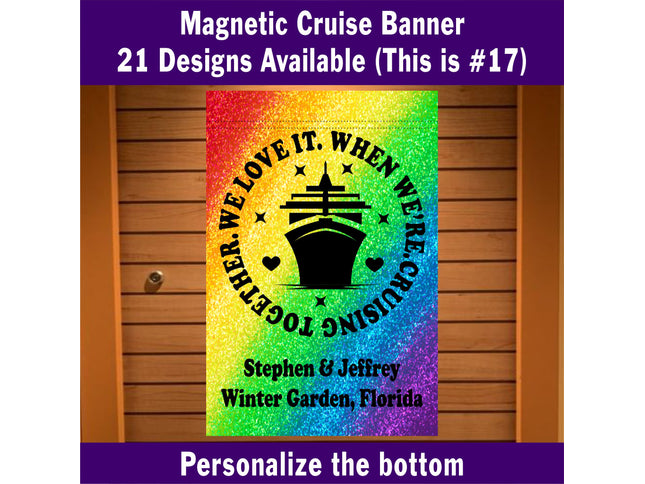 Cruise Door Decoration,  Cruise Essentials, Magnetic Cruise Banner, Cruise Ship Decor, Cruise Sign, Tropical Cruise (Copy)