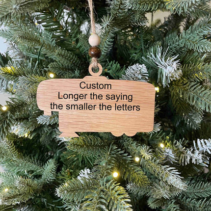 Fifth Wheel travel Trailer Holiday tree ornament