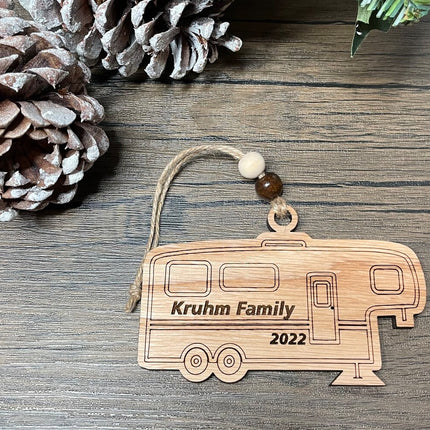Fifth Wheel travel Trailer Holiday tree ornament