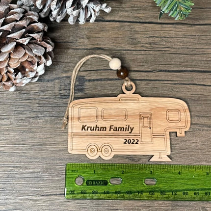 Fifth Wheel travel Trailer Holiday tree ornament