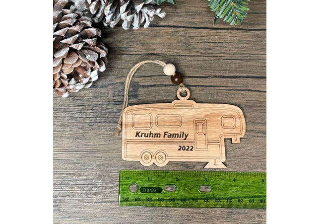Fifth Wheel travel Trailer Holiday tree ornament