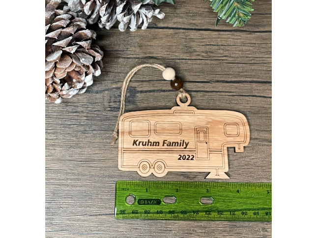 Fifth Wheel travel Trailer Holiday tree ornament