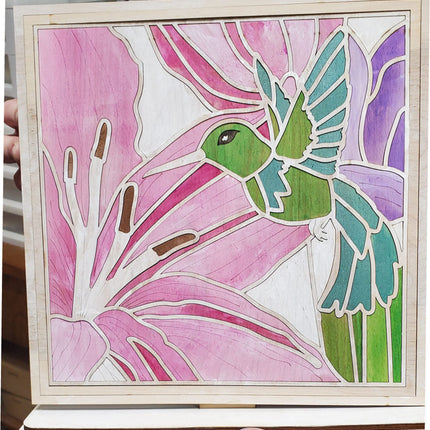 Hummingbird DYI Wood Paint Kit