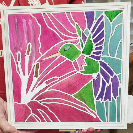 Hummingbird DYI Wood Paint Kit