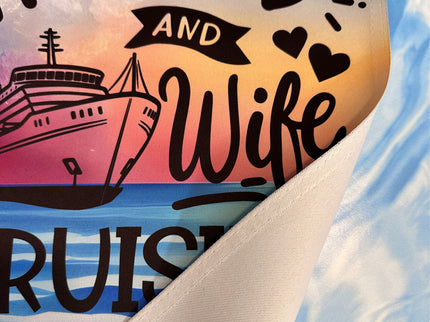 Alaskan cruise door decoration magnetic, personalized large cruise ship door magnet banner, cruising Alaska together, name decor Cruise door