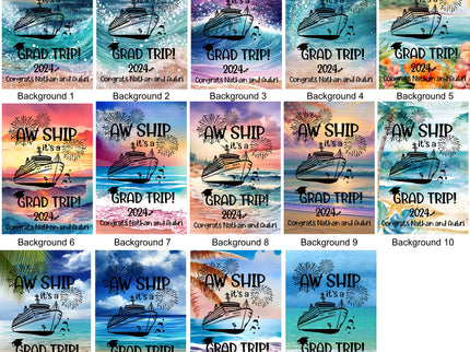 magnetic cruise Ship door decoration banner, personalized graduation cruise magnet sign, stateroom cabin door banner, cruising partners