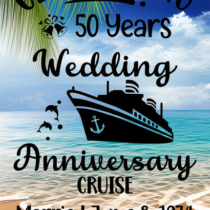 magnetic cruise Ship door decoration banner, personalized anniversary cruise magnet sign, stateroom cabin door banner, cruising partners