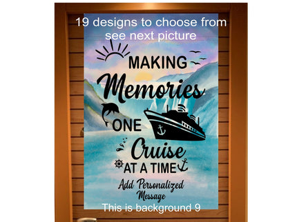 magnetic cruise Ship door decoration banner, personalized cruising door magnet sign, custom stateroom door decoration, Alaska vacation