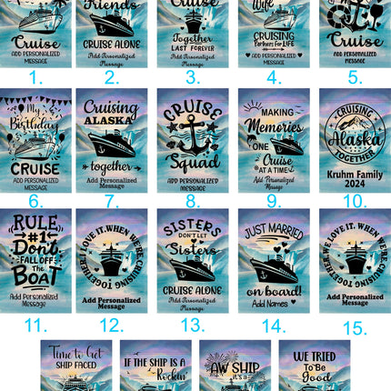 magnetic cruise Ship door decoration banner, personalized cruising door magnet sign, custom stateroom door decoration, Alaska vacation