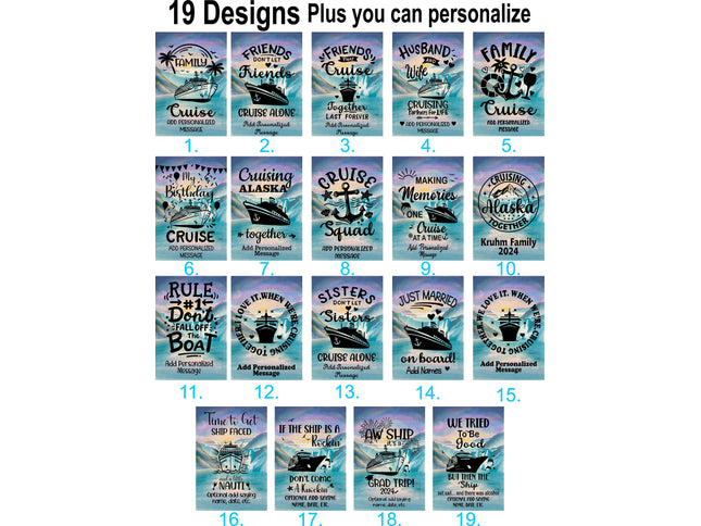 magnetic cruise Ship door decoration banner, personalized cruising door magnet sign, custom stateroom door decoration, Alaska vacation