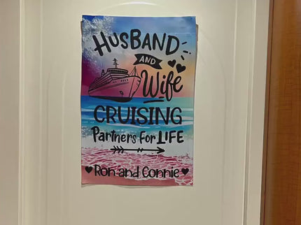 magnetic cruise Ship door decoration banner, personalized graduation cruise magnet sign, stateroom cabin door banner, cruising partners