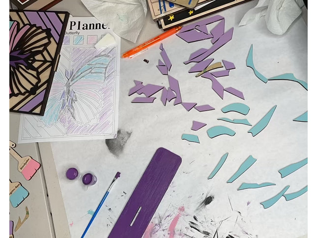Butterfly DYI Wood Paint Kit