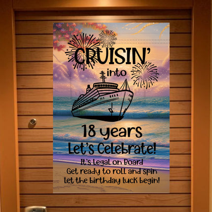 Cruise Door Decoration, Personalized Magnetic Cruise Ship Door Decor, Gift For Cruisers
