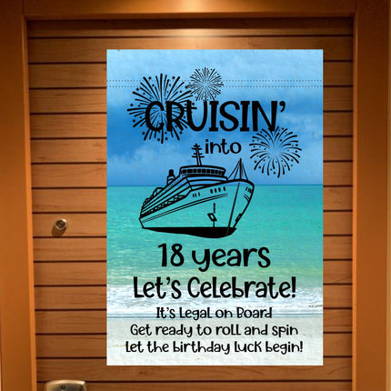 Cruise Door Decoration, Personalized Magnetic Cruise Ship Door Decor, Gift For Cruisers