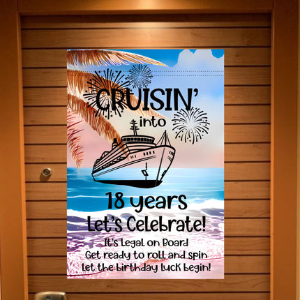 Cruise Door Decoration, Personalized Magnetic Cruise Ship Door Decor, Gift For Cruisers