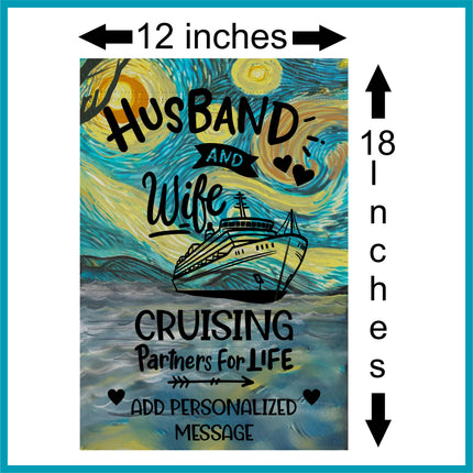 magnetic cruise Ship door decoration banner, Starry Night cruising door magnet sign, personalized custom stateroom door decoration