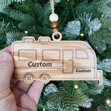 Travel Trailer Holiday tree ornament