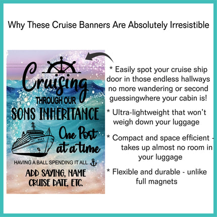 Cruise Door Decoration,  Cruise Essentials, Funny Cruise Door Sign, Anniversary Cruise, Family Trip