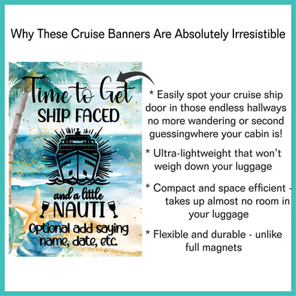 Cruise Door Decor, Cruise Ship Magnetic Door Decoration, Cruising Gift, Stateroom Door Banner, Family Cruise Vacation, Girls Trip
