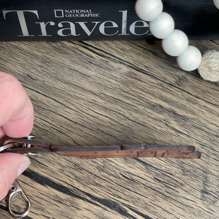 Class C trailer RV Motorhome leather keychain