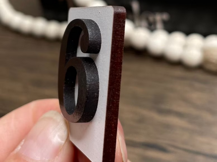 Chemo Wood Countdown Sign