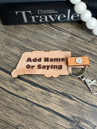 Class C trailer RV Motorhome leather keychain